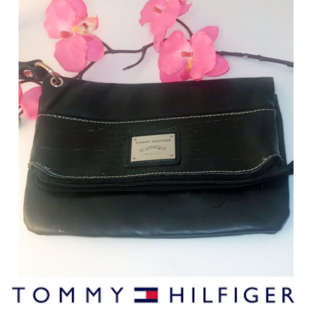 Tommy Hilfiger Foldover Purse Clutch Wristlet